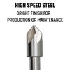 3/4"-90 HSS 6 Flute Chatterless Countersink