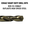 29/64" x 12" Cobalt Aircraft Extension Drill Bit