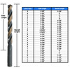 "A" HSS Black & Gold KFD Split Point Jobber Length Drill Bit, Killer Force Drill Bit