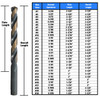 #2 HSS Black & Gold KFD Split Point Jobber Length Drill Bit, Killer Force Drill Bit