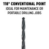 #59 HSS Left Hand Jobber Length Drill Bit