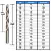 23/64" HSS Polished Jobber Length Drill Bit, Qualtech