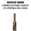 27/32" Reduced Shank Cobalt Drill Bit, 1/2" Shank, Drill America