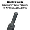 63/64" Reduced Shank HSS Drill Bit, 1/2" Shank, Qualtech