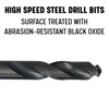 1/2" HSS Heavy Duty Split Point Stub Drill Bit, Drill America