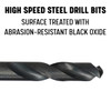 #12 HSS Left Hand Split Point Stub Drill Bit