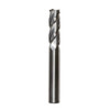 15/64 Carbide 4 Flute Uncoated (Bright) 3/4 Flute Length 2-1/2 Overall Length 1/4 Shank Single End Square End Mill, Drill America