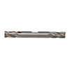 27/64" X 1/2" HSS 4 Flute Double End, End Mill, Qualtech