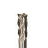 9/64" X 3/16 Shank HSS 4 Flute Double End Long End Mill, Qualtech