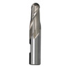 5/8" X 5/8" HSS 2 Flute Single End Ball End Mill, Qualtech