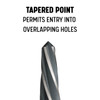 11/16" HSS 3MT Spiral Flute Bridge/Construction Reamer, Taper Shank