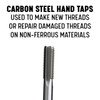3/8"-24 UNF Carbon Steel Bottoming Tap