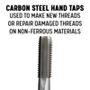 3/8"-24 UNF Carbon Steel Plug Tap