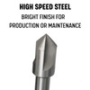 2"-60 HSS 4 Flute Machine Countersink