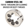 7/8"-9 UNC X 2" OD Carbon Round Die