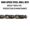 7/32" HSS Polished Jobber Length Drill Bit, Drill America