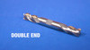 1/4" X 3/8" HSS 2 Flute Double End, Ball End Mill, Qualtech