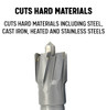 1-3/4" X 3" Carbide Tipped Annular Cutter, with Pilot Pin