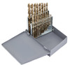 1/16-3/8 x64ths 21 Piece Cobalt Jobber Length Drill Bit Set, Qualtech