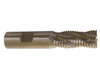 5/8" Carbide 1-1/4" Flute Length 3-1/2" Overall Length Uncoated (Bright) Roughing End Mill, Drill America