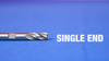 5/32" Carbide 4 Flute 1/2" Flute Length 2" Overall Length Uncoated (Bright) Single End Straight Flute End Mill, Drill America