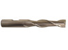 9/16" Carbide 2 Flute 1-1/8" Flute Length 3-1/2" Overall Length TIN Single End Straight Flute End Mill, Drill America