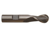 11/32" Cobalt 2 Flute 3/4" Flute Length 2-1/2" Overall Length Center Cut Single End Ball End Mill, Drill America