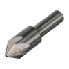 1/4 Carbide 6 Flute 60 Degree Chatterless Countersink, Drill America