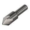 1/2 Carbide 6 Flute 82 Degree Chatterless Countersink, Drill America