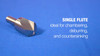 5/8" Carbide 1 Flute 82 Degree Countersink, Drill America