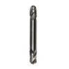 11/64 Carbide 4 Flute 5/16 Flute Length 2 Overall Length TIN Double End Stub Ball End Mill, Drill America