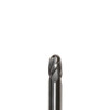 7/32" Carbide 4 Flute 1/2" Flute Length 2-1/2" Overall Length TIN Double End Stub Ball End Mill, Drill America