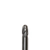 1/8" Carbide 4 Flute 1/4" Flute Length 1-1/2" Overall Length TICN Double End Stub Ball End Mill, Drill America