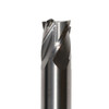 1/4" Carbide 4 Flute 1/2" Flute Length 2-1/2" Overall Length TIALN Double End Stub End Mill, Drill America