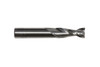 1/16" Carbide 2 Flute Uncoated (Bright) 3/8" Flute Length 1-1/2" Overall Length 1/8" Shank Single End Square End Mill, Drill America