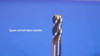 13/64" Carbide 2 Flute TICN 5/8" Flute Length 2-1/2" Overall Length 1/4" Shank Single End Square End Mill, Drill America