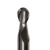 9/16" 2 Flute Carbide TIN 2-1/4" Flute Length 5" Overall Length 9/16" Shank Single End Ball End Mill, Drill America