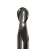 1/16" 2 Flute Carbide TICN 3/16" Flute Length 1-1/2" Overall Length 1/8" Shank Single End Ball End Mill, Drill America