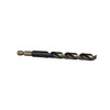 1/2 HSS M2 Split Point Jobber Length Drill Bit - 135° Black & Gold Finish, 1/4 Hex Shank, KFD