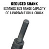 19/32" x 12" HSS Extra Long Drill Bit, 1/2" Shank