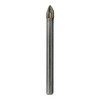 1/2" Carbide Tipped 4 Flute Glass & Tile Drill Bit