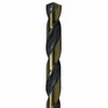3/32" HSS Black & Gold Split Point Stub Drill Bit, Contractor Grade