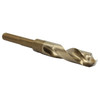 21.00mm Reduced Shank M42 Cobalt Drill Bit (1/2 Shank) - 135° Split Point Silver & Deming Drill Bit for Stainless Steel, Drill America