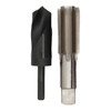 1-1/2-14 UNS HSS Plug Tap and 1-7/16 HSS 1/2 Shank Drill Bit Kit, Qualtech