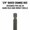 29 Piece Cobalt Quick Change Hex Shank Drill Bit Set, 1/16" - 1/2", Plastic Case