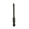 1/8" Carbide Tipped 4 Flute Glass & Tile Drill Bit with Hex Shank