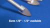 1/2" Carbide Tipped Glass & Tile Drill Bit, Qualtech