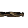 3/8" Cryogenic Treated HSS Black & Gold KFD Split Point Jobber Length Drill Bit, 3-Flat Shank