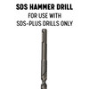 3/16" X 10-1/4" PRO Series SDS-Plus Hammer Bit Drill Bit
