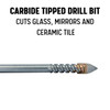 1/8" - 3/8" 5 Piece Carbide Tipped Glass & Tile Drill Bit with Hex Shank